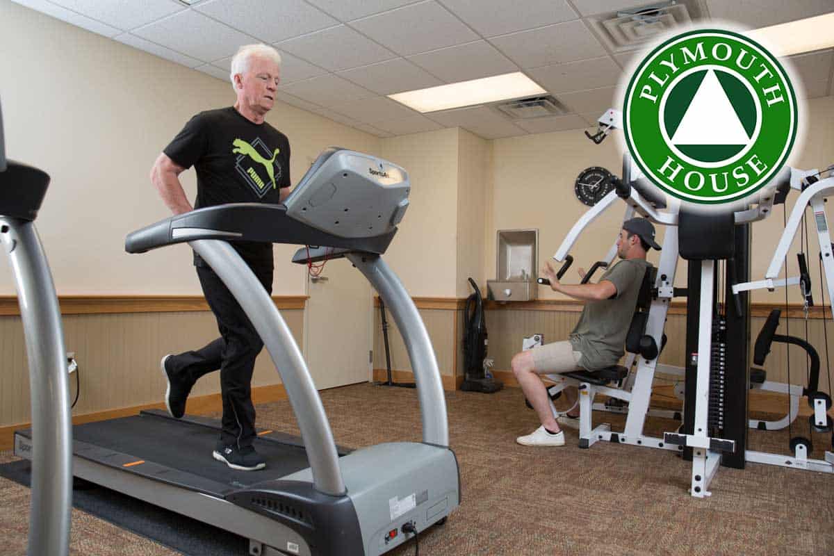 The Plymouth House Fitness Room Fitness & Nutrition; The Plymouth House; addiction recovery; drug & alcohol treatment in New England