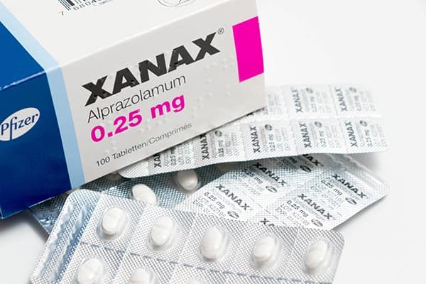 Xanax in package Picture of Oval Xanax Pills